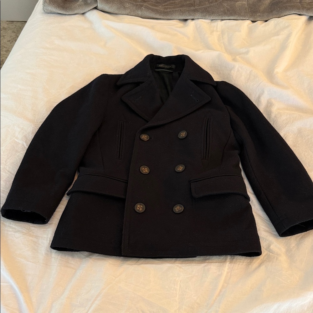 Lauren Ralph Lauren Kids Black Pea Coat